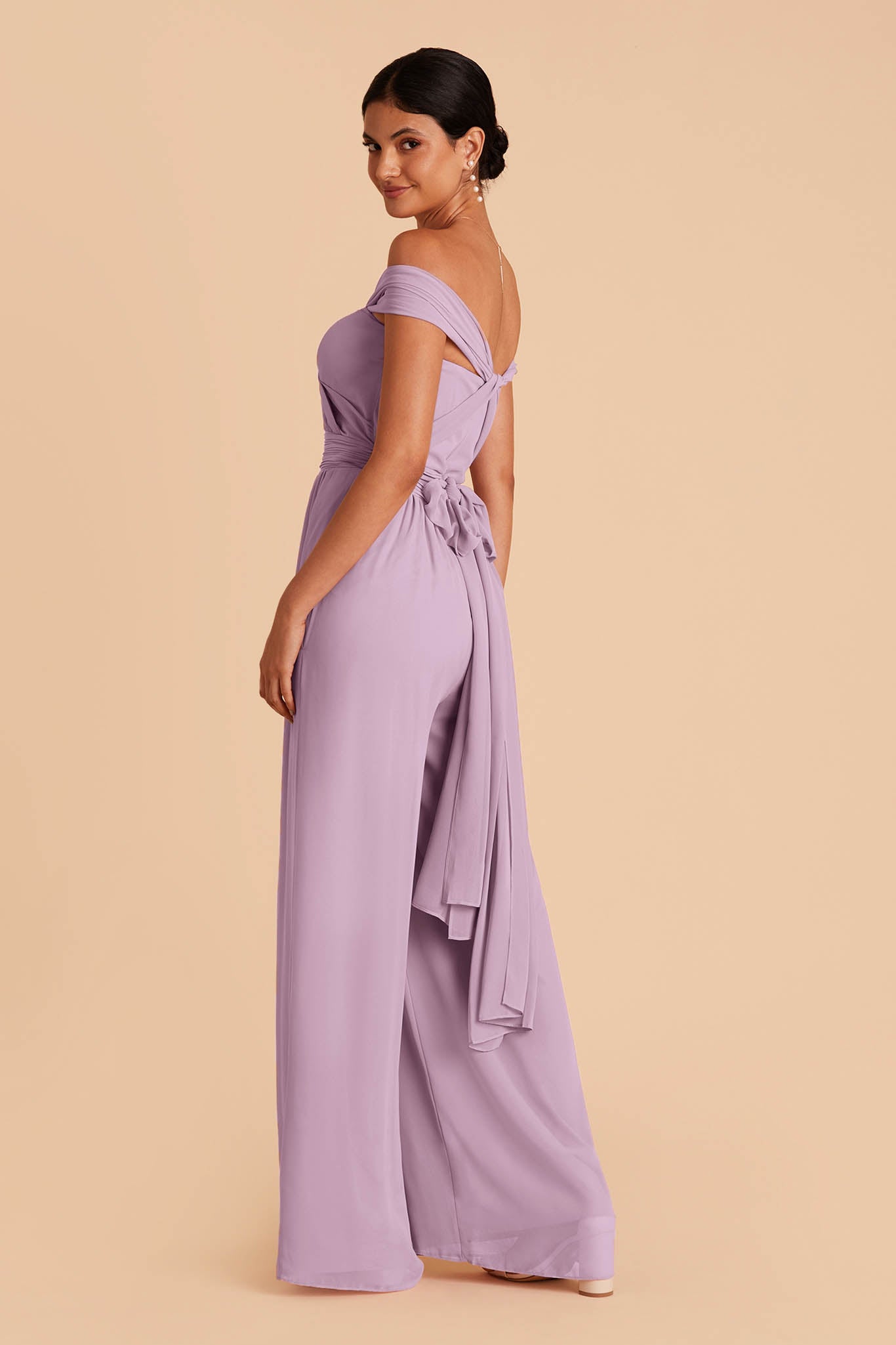 Gigi Convertible Lavender Bridesmaid Jumpsuit | Birdy Grey