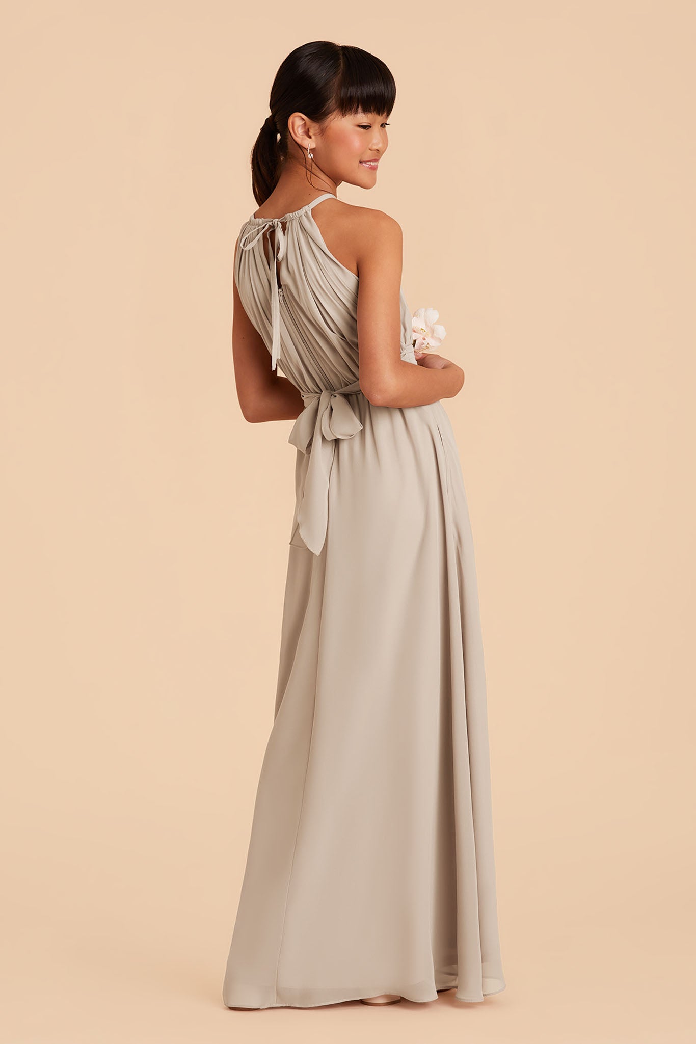 champagne junior bridesmaid dresses