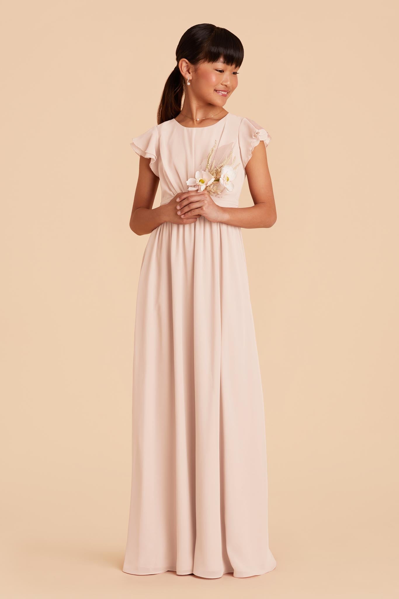 Rose Gold Junior Bridesmaid Dresses