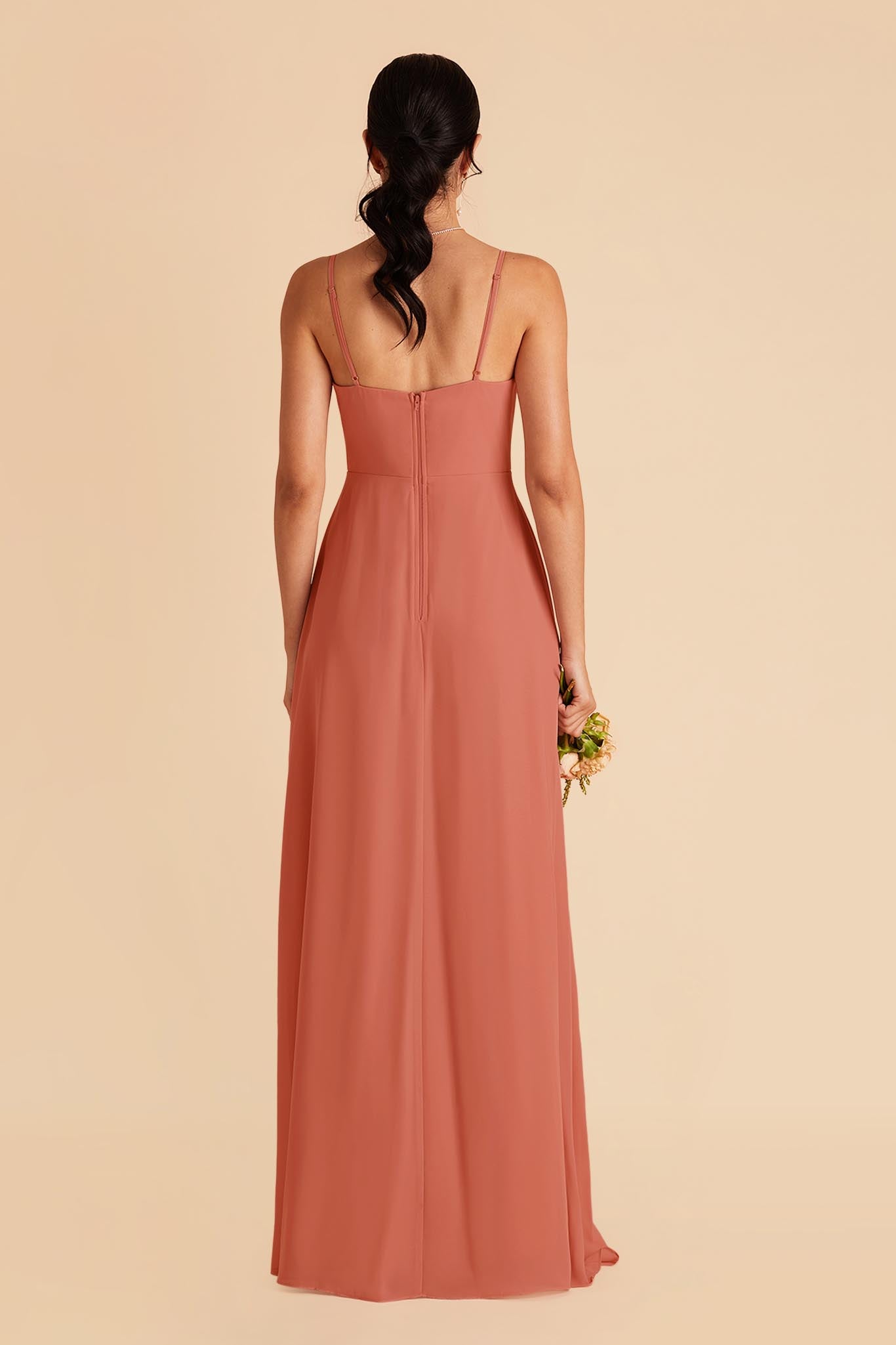 Salmon Colored Bridesmaid Dresses